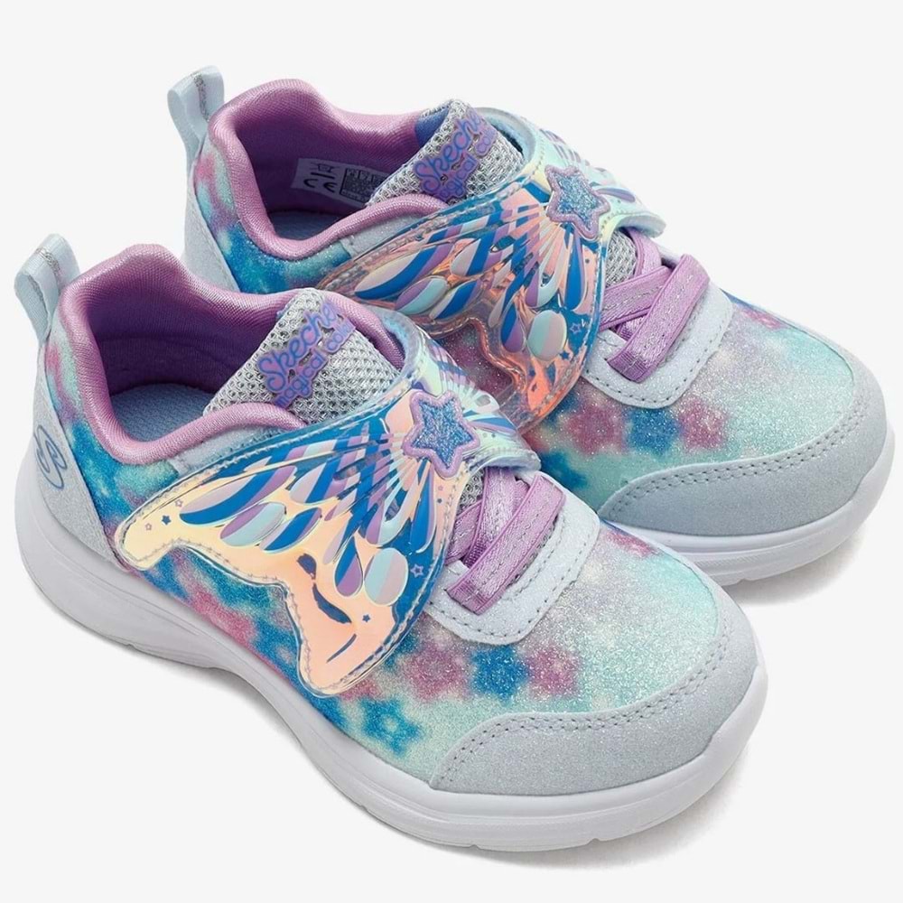Skechers Glimmer Kicks-Magical Wings 303260N-LBLV Işıklı Ortopedik Çocuk Spor Ayakkabı