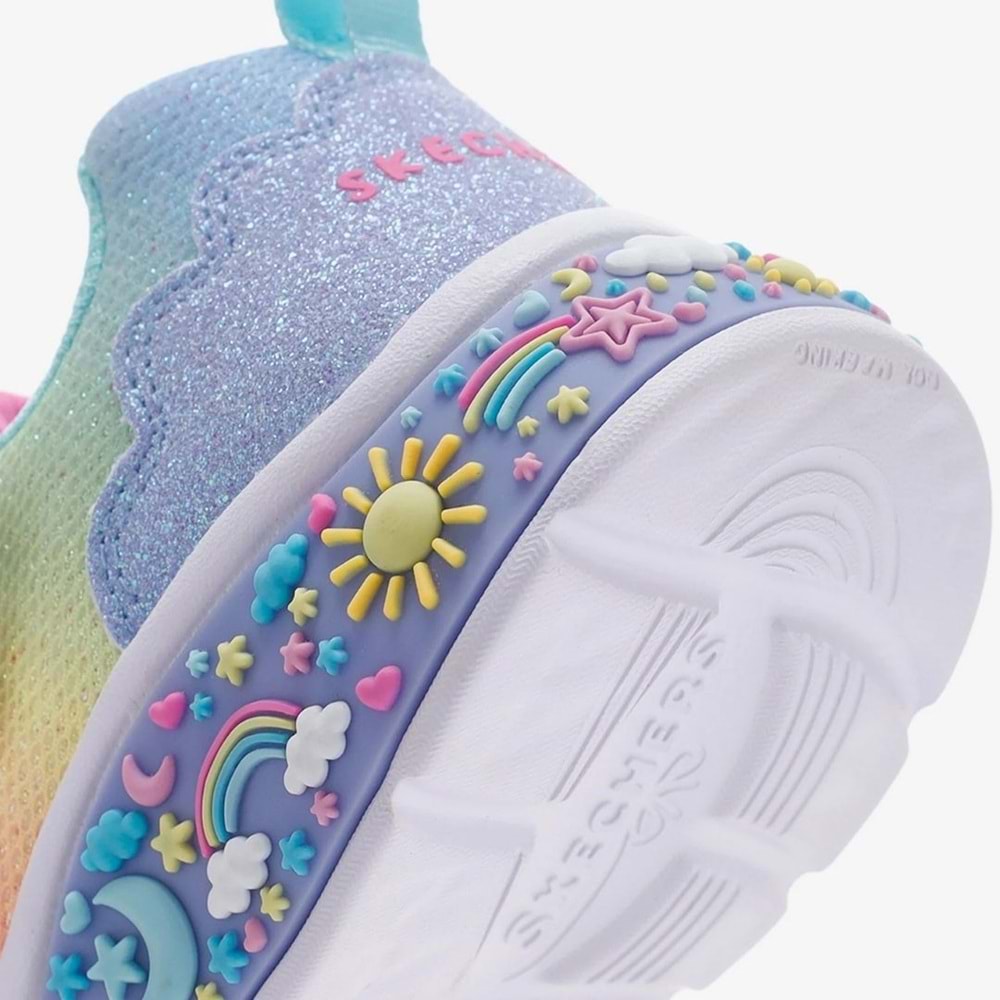 Skechers My Dreamers 303157N-LBMT Işıklı Ortopedik Çocuk Spor Ayakkabı