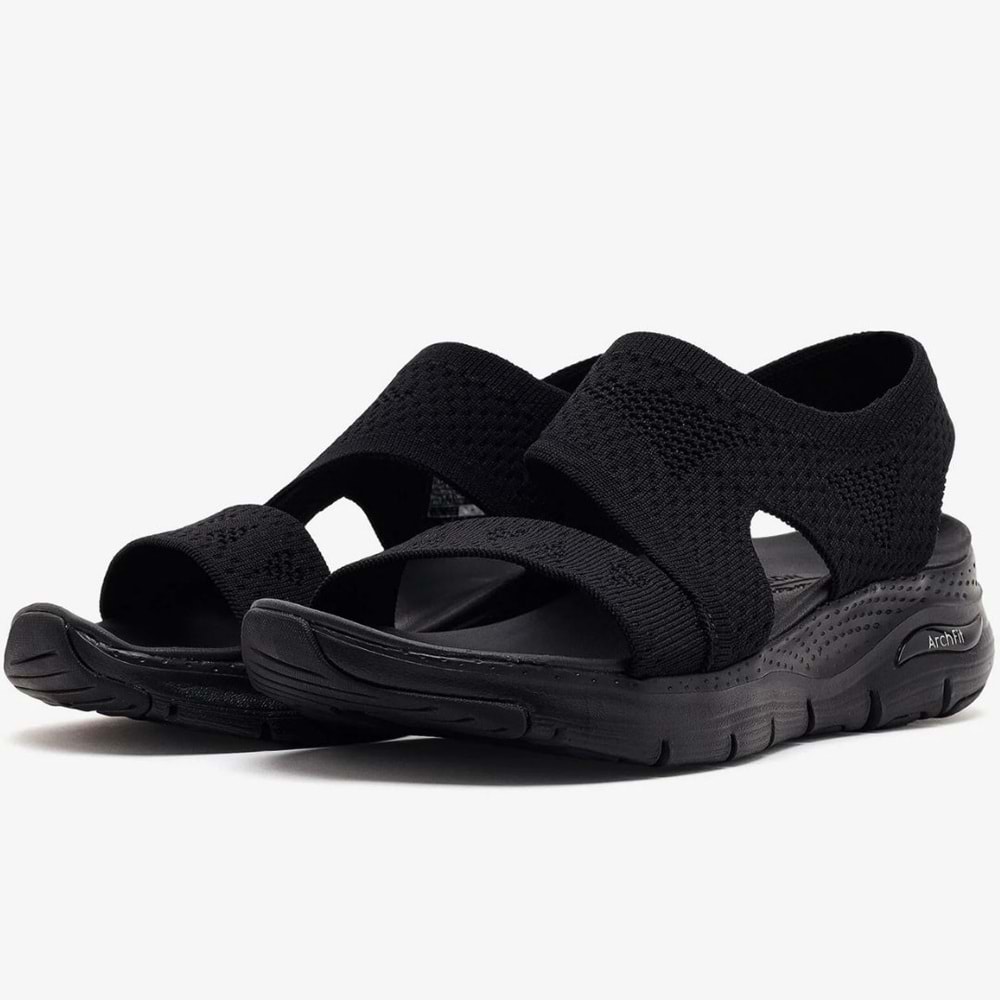 Skechers Arch Fit-Brightest Day 119458-BBK Ortopedik Kadın Sandalet