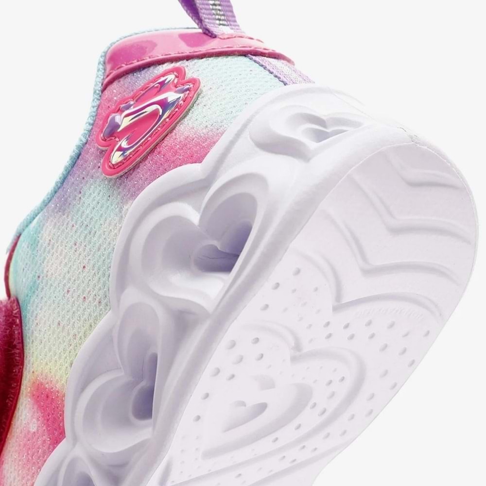 Skechers Heart Lights-Lovin Reflection 302693N-PKTQ Işıklı Ortopedik Çocuk Spor Ayakkabı