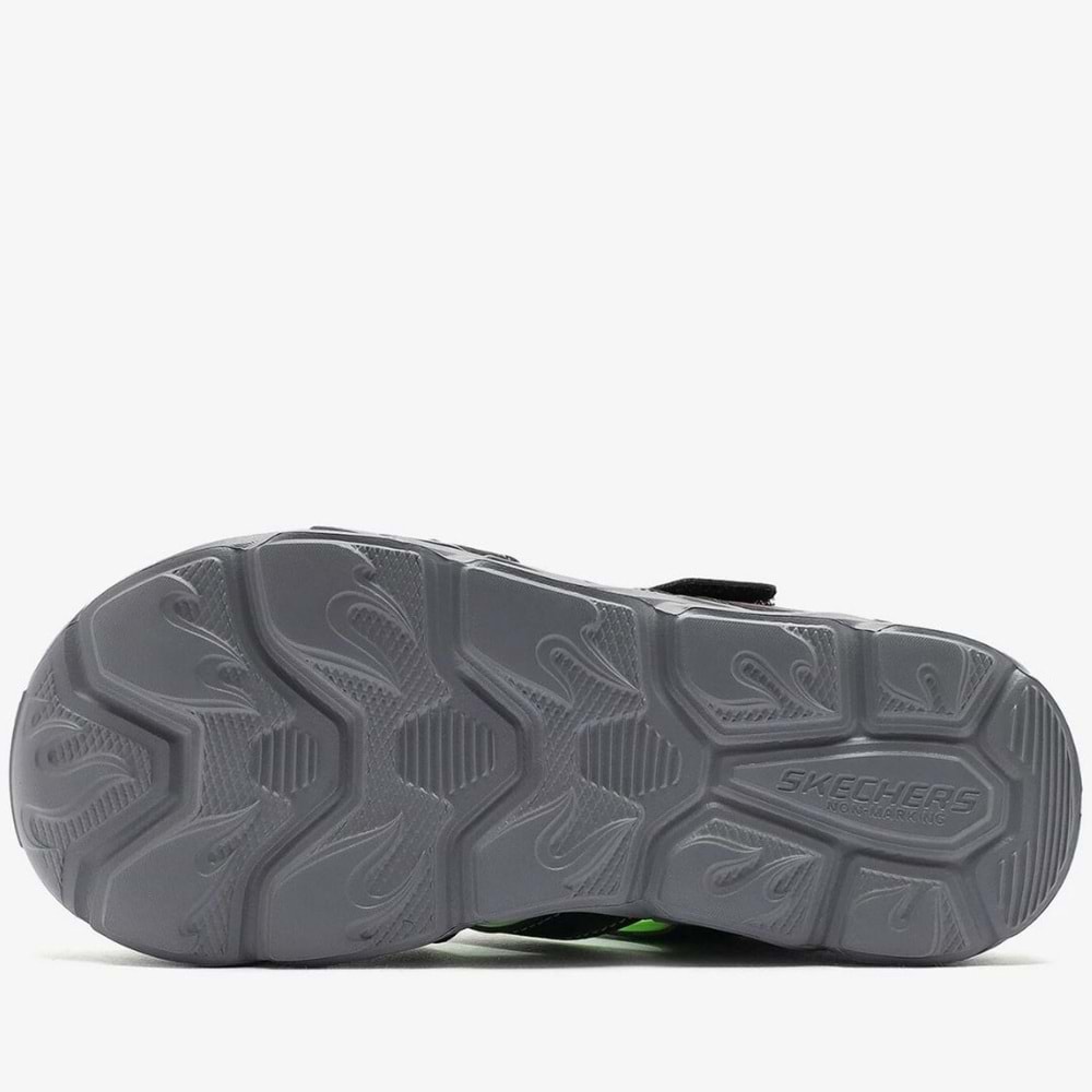 Skechers Thermo-splash-Hydro-flare 400613L-BKLM Işıklı Ortopedik Çocuk Sandalet