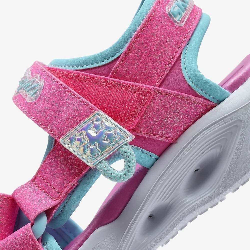 Skechers Sola Glow Sandal 303024L-HPAQ Işıklı Ortopedik Çocuk Sandalet
