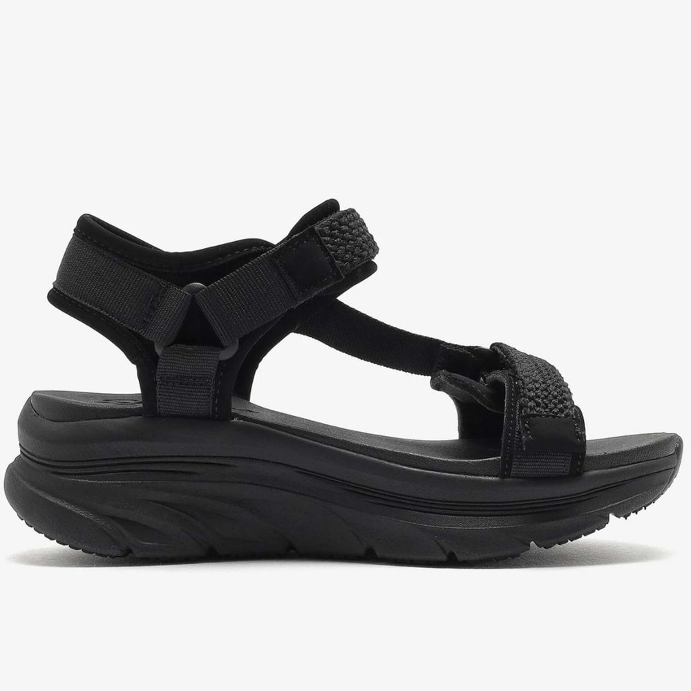 Skechers D'lux Walker-Pretty Field 119822-BBK Ortopedik Kadın Sandalet