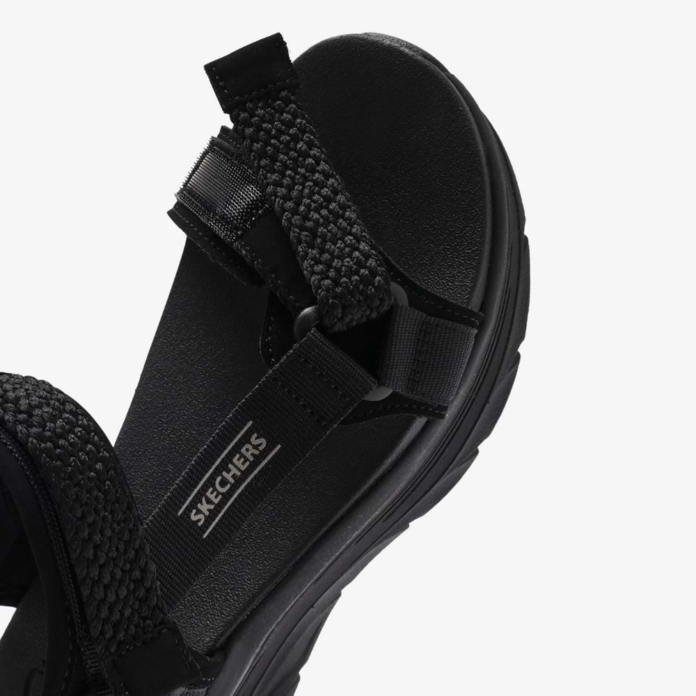 Skechers D'lux Walker-Pretty Field 119822-BBK Ortopedik Kadın Sandalet
