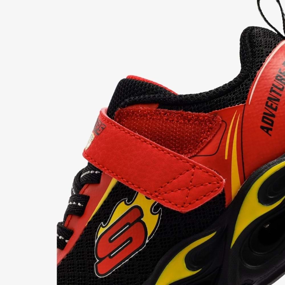 Skechers Thermo-flash - Wheel Buddies 402306N-RDBK Işıklı Ortopedik Çocuk Spor Ayakkabı
