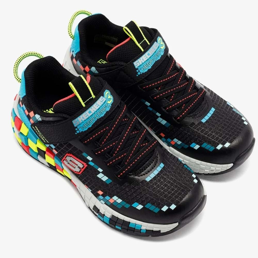 Skechers Megacraft 3.0 402182L-BKMT Ortopedik Çocuk Spor Ayakkabı