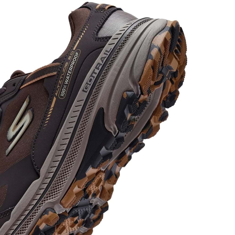 Skechers Go Run Trail Altitude 2.0 Pine Ridge 220757-BRN Waterproof Erkek Spor Ayakkabı