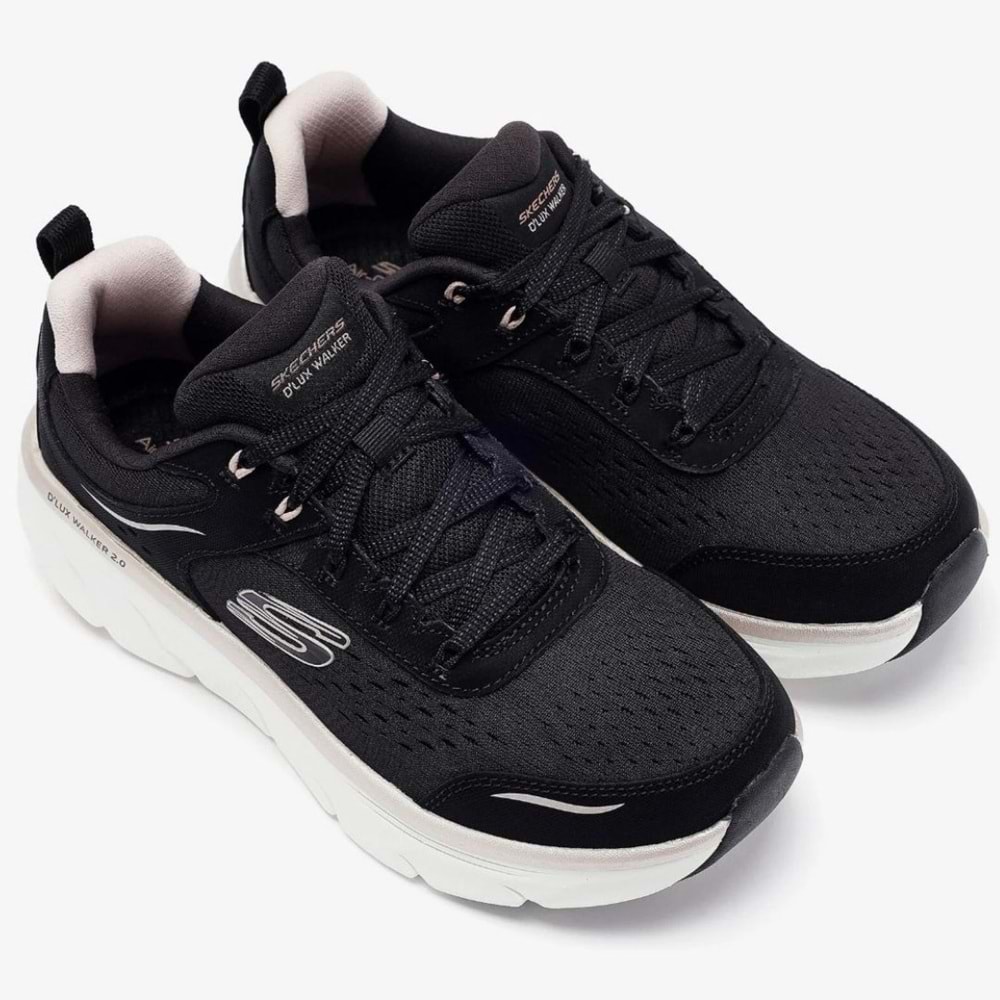 Skechers D'lux Walker 2.0 Gradient Glam 150103-BKRG Unisex Spor Ayakkabı