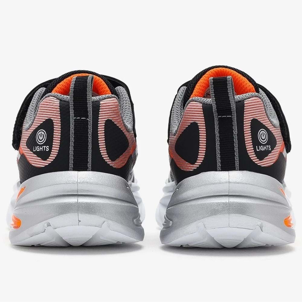 Skechers Flex Glow Ultra 400139L-BKSL Ortopedik Işıklı Çocuk Spor Ayakkabı