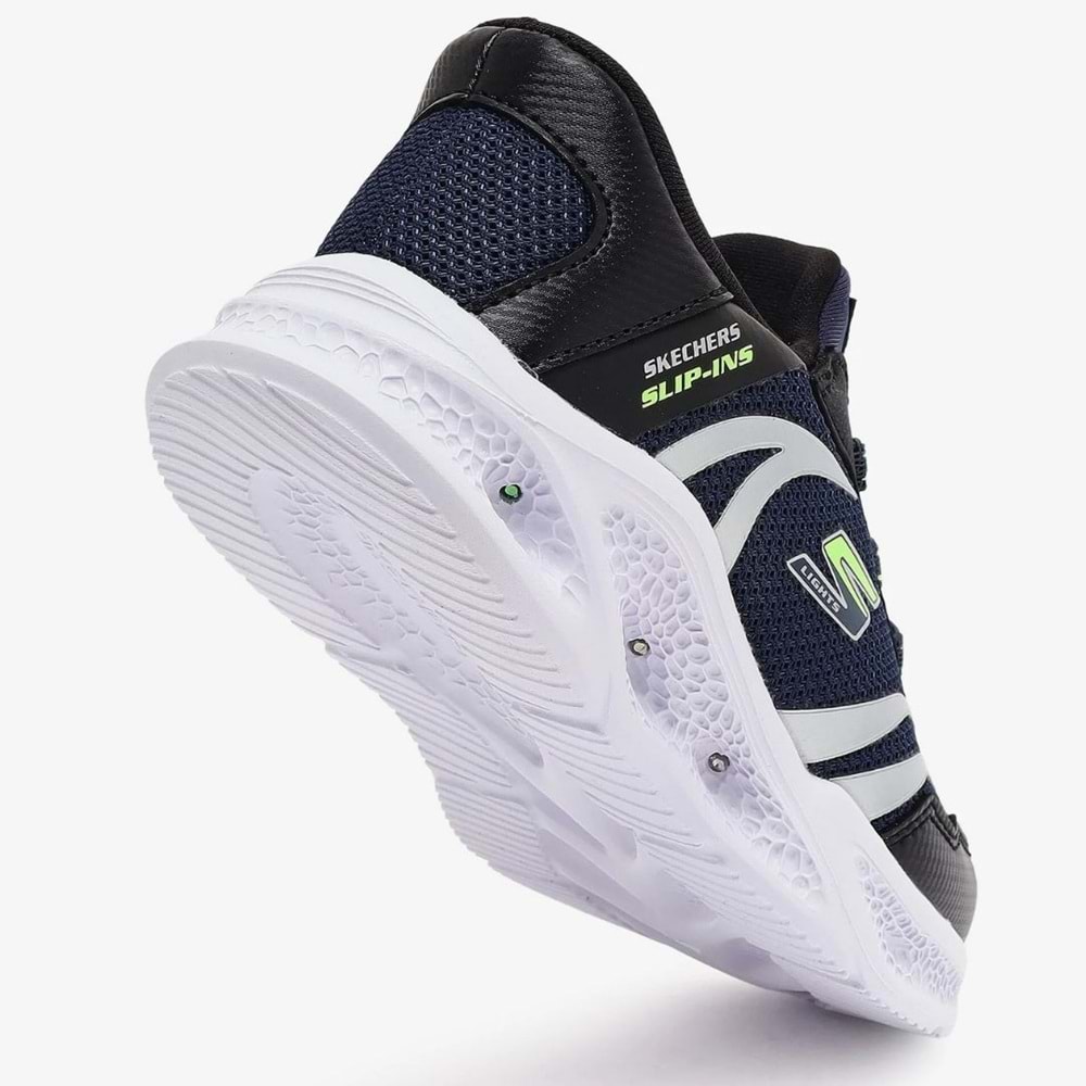 Skechers Meteor Lights Brisk Beams 403848N-NVBK Işıklı Ortopedik Çocuk Bebek Spor Ayakkabı