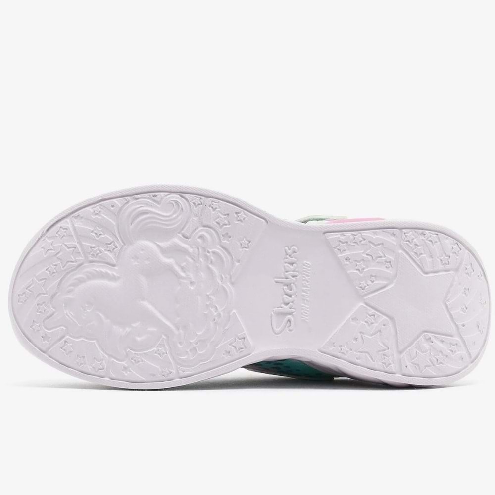 Skechers Unicorn Dreams Heart Sparkles 303063L-SMLT Işıklı Ortopedik Çocuk Spor Ayakkabı