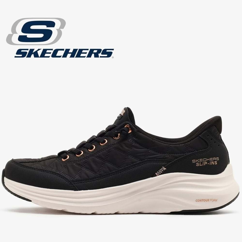 Skechers Contour Foam Golden Hour 150413-BKRG Unisex Spor Ayakkabı
