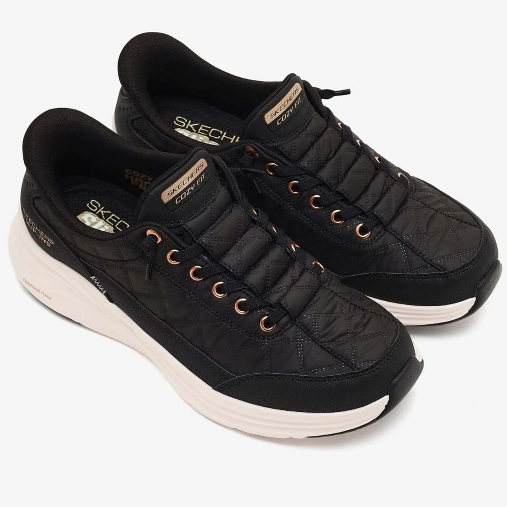Skechers Contour Foam Golden Hour 150413-BKRG Unisex Spor Ayakkabı