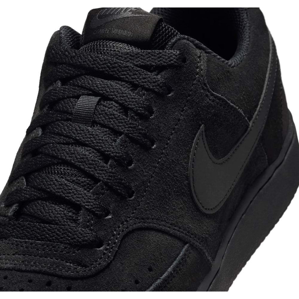Nike Court Vision Low Süede Premium IQ9749-001 Sneaker Unisex Spor Ayakkabı