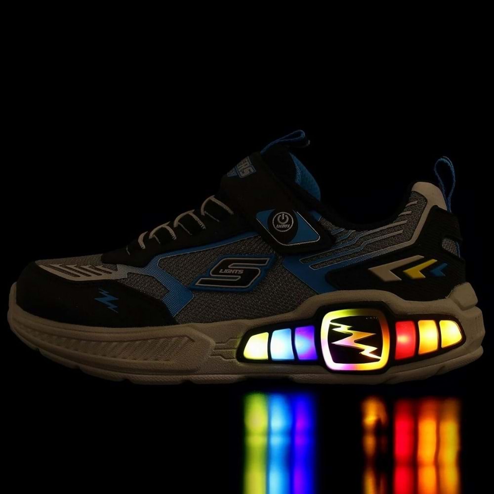 Skechers Light Storm 3 400151L-BCBL Işıklı Ortopedik Çocuk Spor Ayakkabı