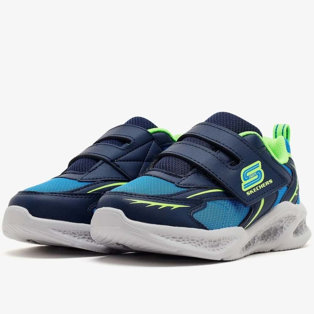 Skechers Meteor-lights 401498N-NVLM Işıklı Ortopedik Çocuk Spor Ayakkabı