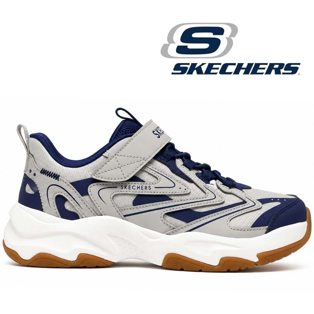 Skechers Retro Tech 405332L-GYNV Ortopedik Çocuk Spor Ayakkabı