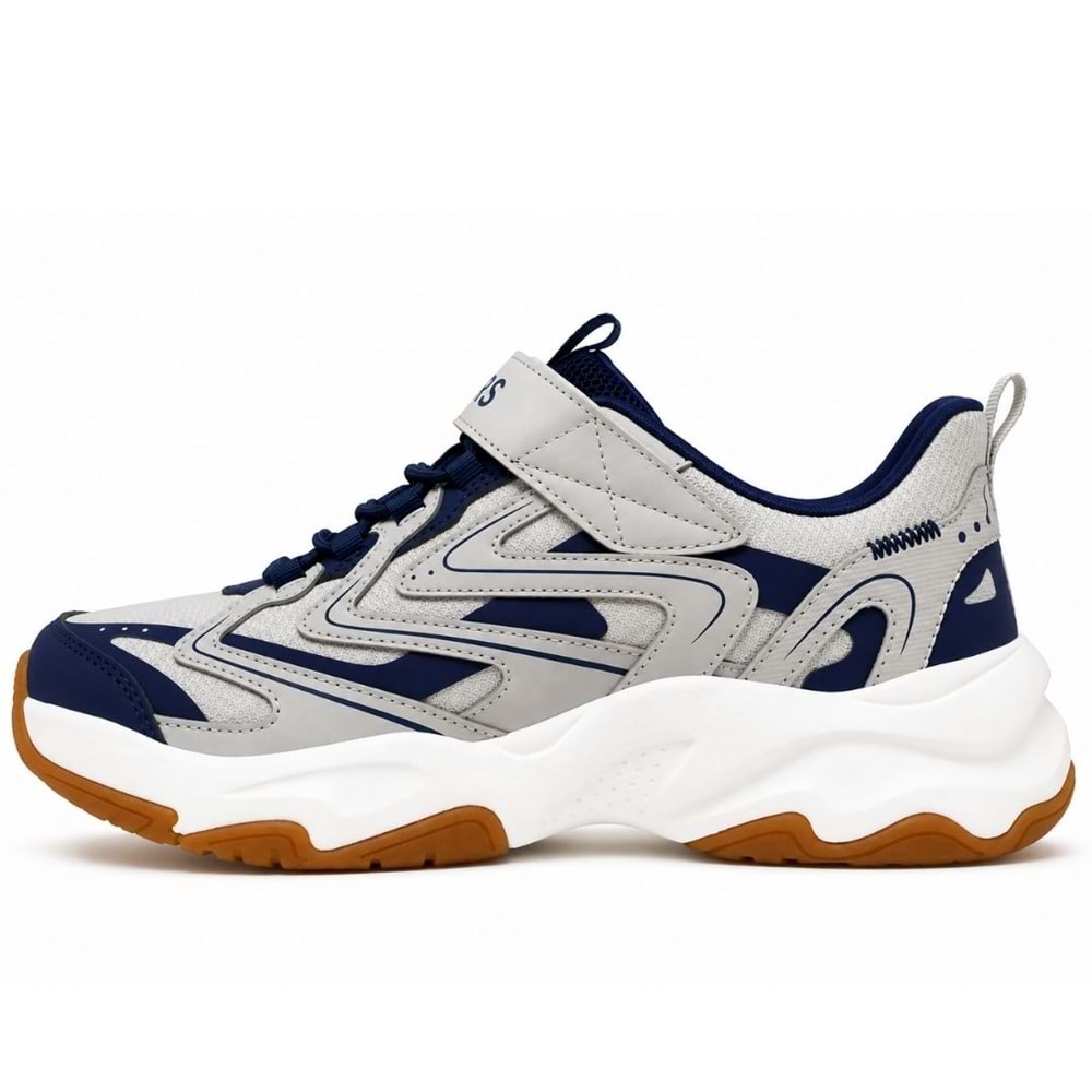 Skechers Retro Tech 405332L-GYNV Ortopedik Çocuk Spor Ayakkabı