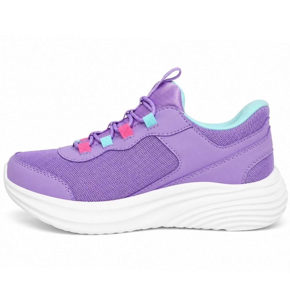 Skechers Bounder Pro Step One 303690L-LAV Ortopedik Işıklı Çocuk Spor Ayakkabı