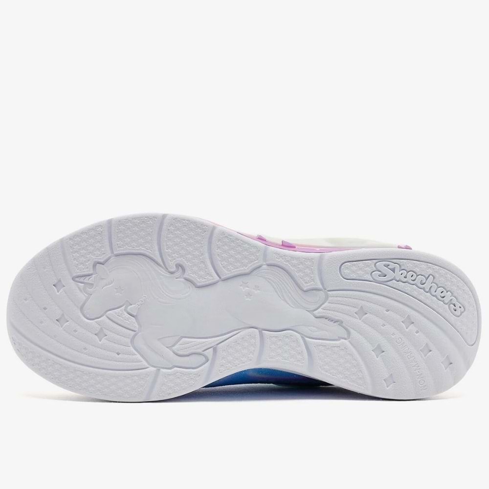 Skechers Unicorn Chaser 302298L-SMLT Işıklı Ortopedik Çocuk Spor Ayakkabı