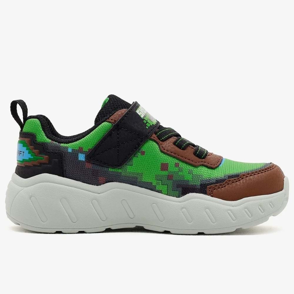 Skechers Megacraft 4K Mega Scene 402162N-BRMT Ortopedik Çocuk Spor Ayakkabı