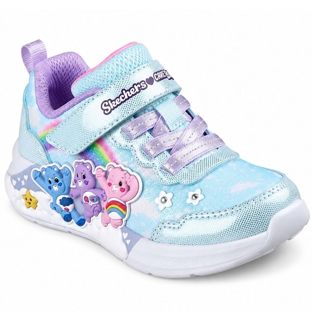 Skechers S-Lights Lil Snugs 302392N-BLMT Ortopedik Işıklı Çocuk Spor Ayakkabı