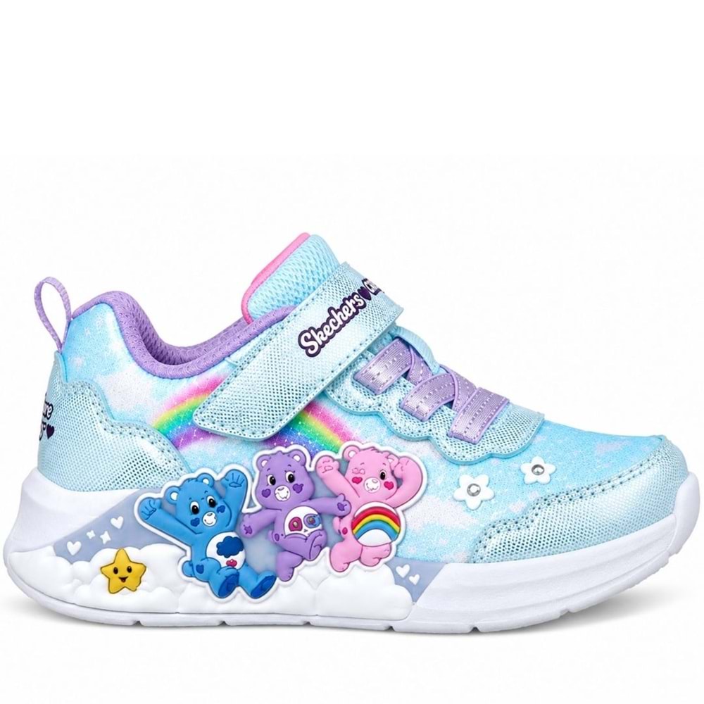 Skechers S-Lights Lil Snugs 302392N-BLMT Ortopedik Işıklı Çocuk Spor Ayakkabı