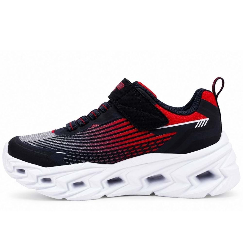 Skechers Vortex 3.0 SLıghts 400590L-BKRB Ortopedik Işıklı Çocuk Spor Ayakkabı
