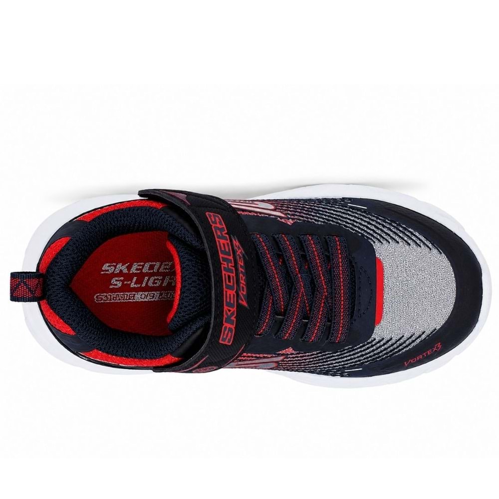 Skechers Vortex 3.0 SLıghts 400590L-BKRB Ortopedik Işıklı Çocuk Spor Ayakkabı