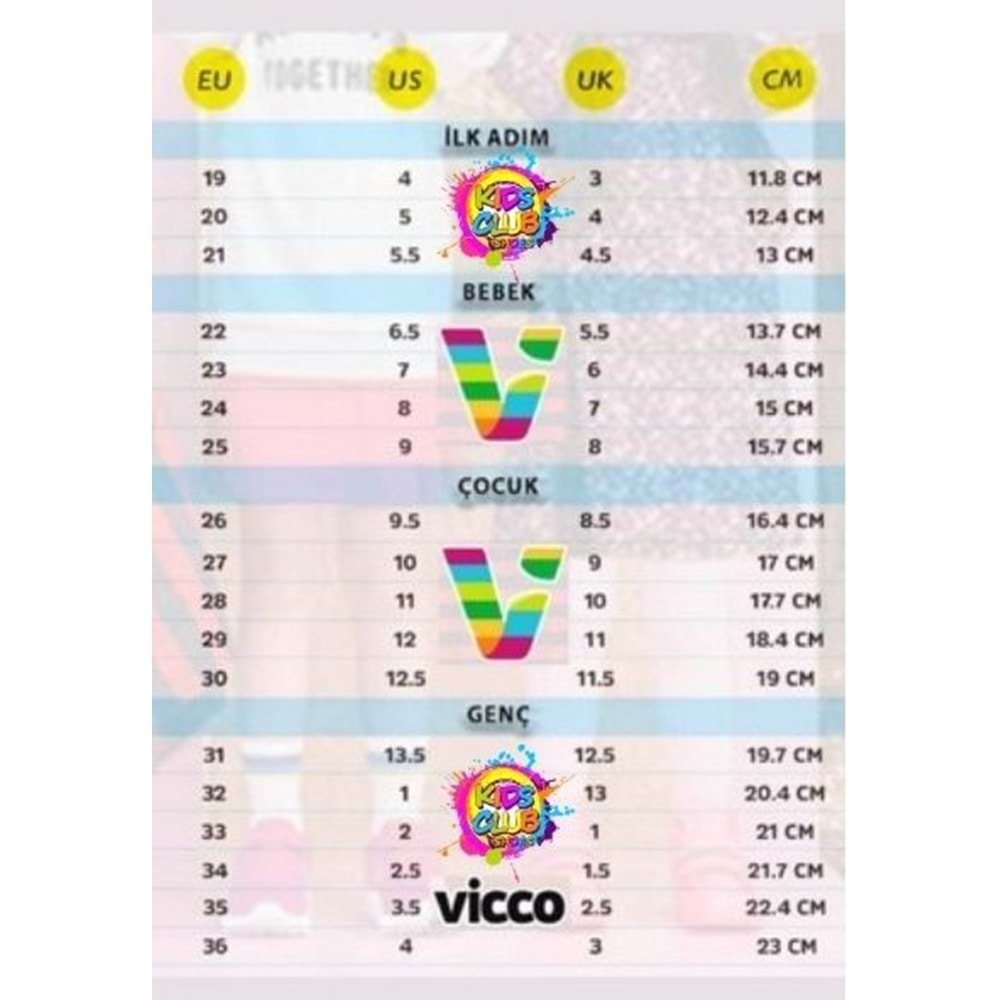 Vicco Tuna Dinazor Ortopedik Çocuk Spor Ayakkabı