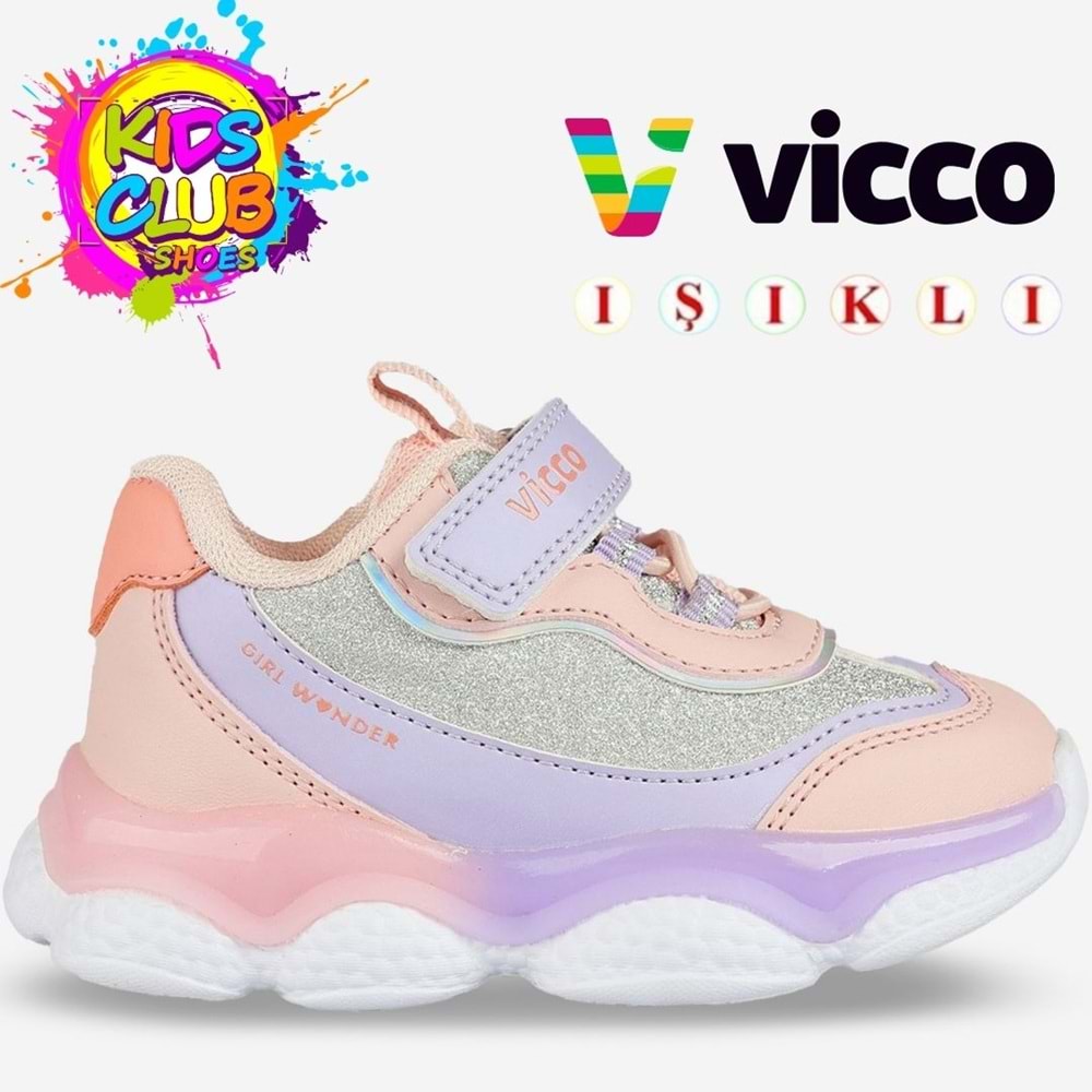 Vicco Salvador Işıklı Ortopedik Çocuk Spor Ayakkabı