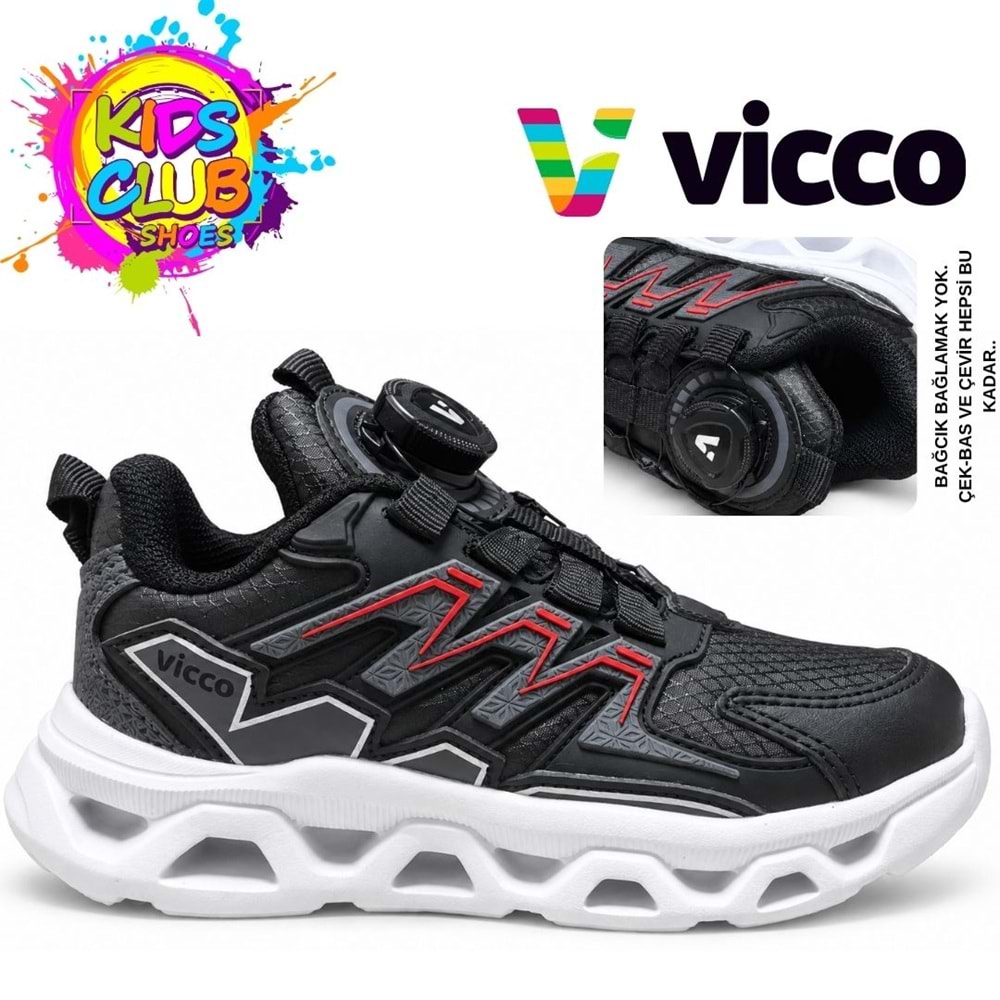 Vicco Aleda Akıllı Bağcıklı Ortopedik Çocuk Spor Ayakkabı