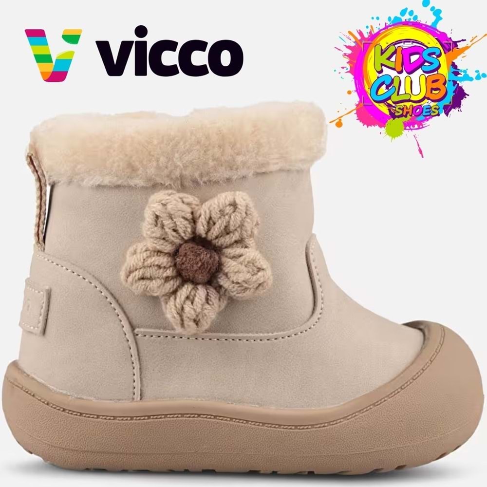 Vicco Winter Kauçuk Taban Kürklü Ortopedik Çocuk Bot