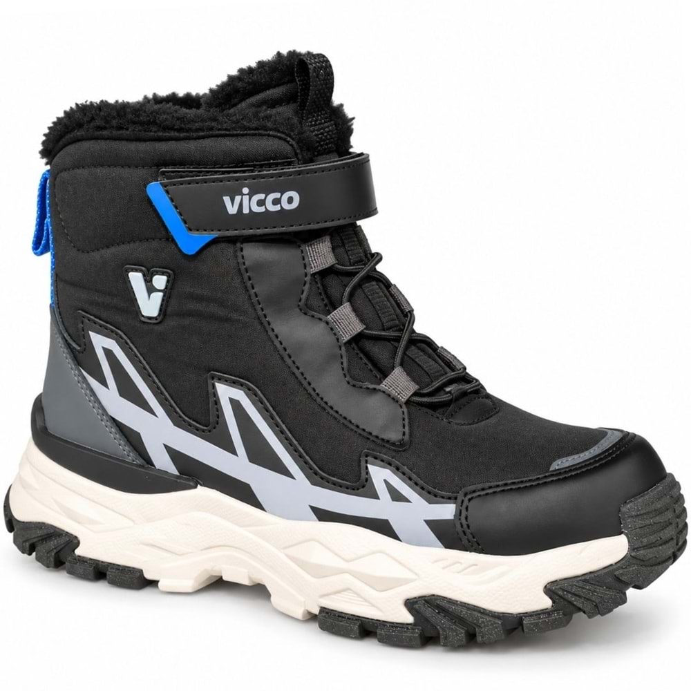 Vicco Saturn Kauçuk Taban Kürklü Ortopedik Çocuk Kar Botu