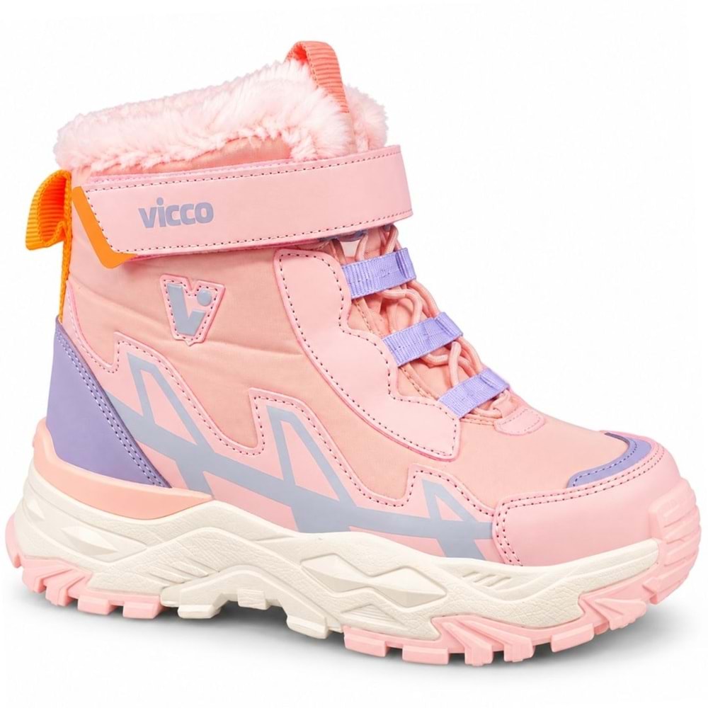Vicco Saturn Kauçuk Taban Kürklü Ortopedik Çocuk Kar Botu