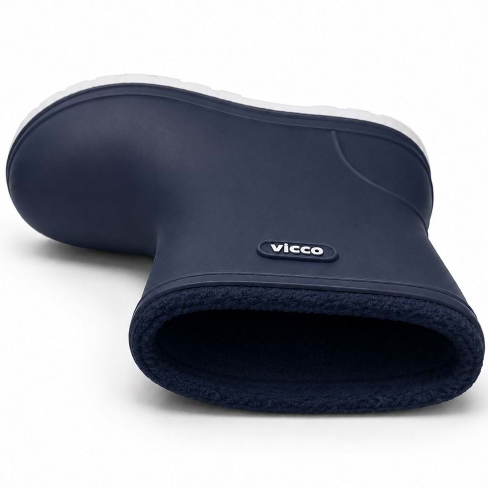 Vicco Mellow Kürklü Pvc Su Çizmesi Yağmur Botu Ortopedik Çocuk Bot