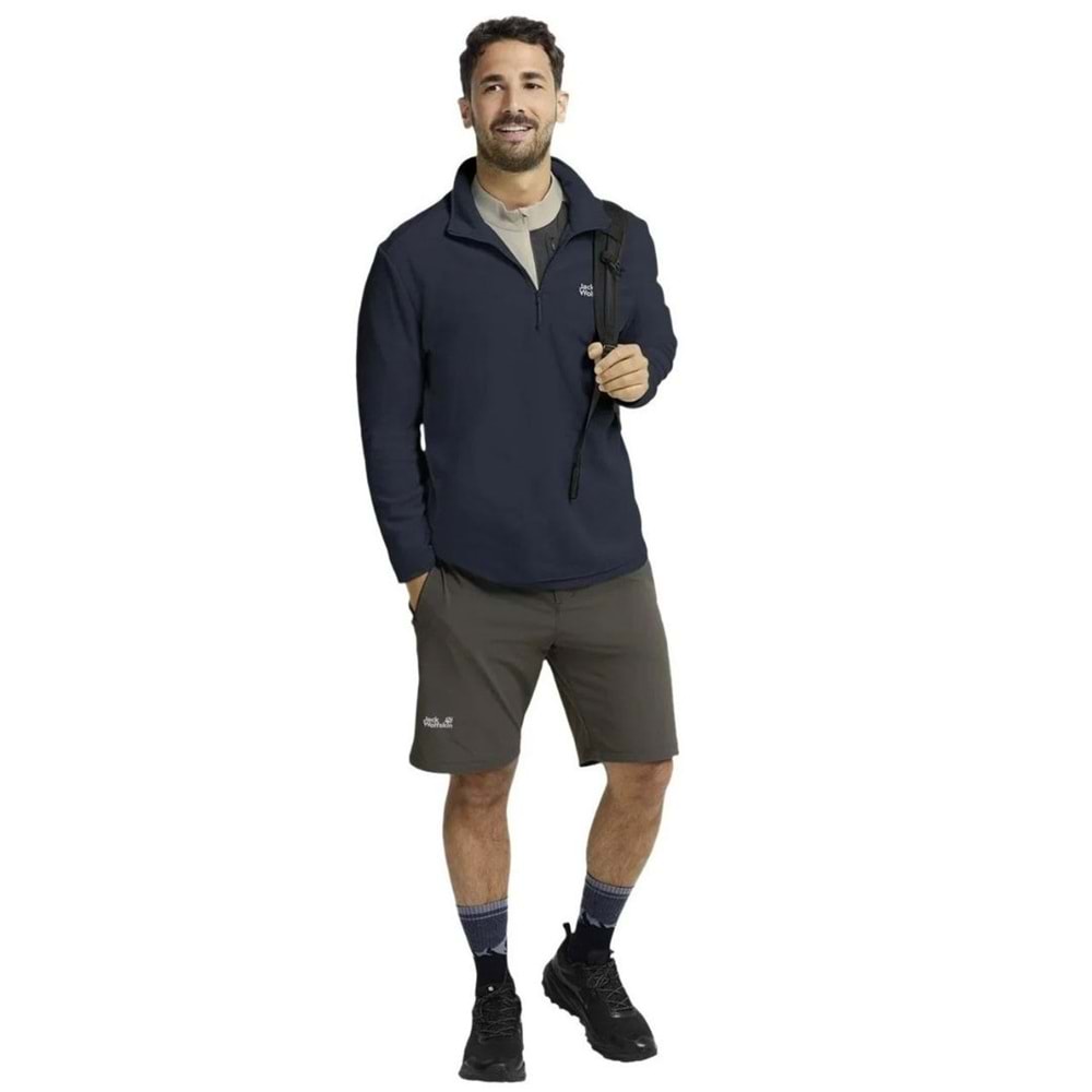 Jack Wolfskin Taunus 100 HZ Yarım Fermuarlı Polar Sweatshirt