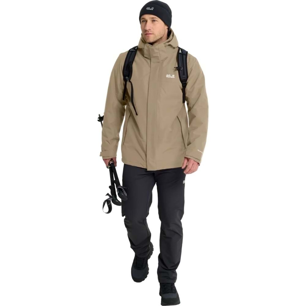 Jack Wolfskin Stonelite 3in1 2 Li Ceketli Mont Outdoor Erkek Mont
