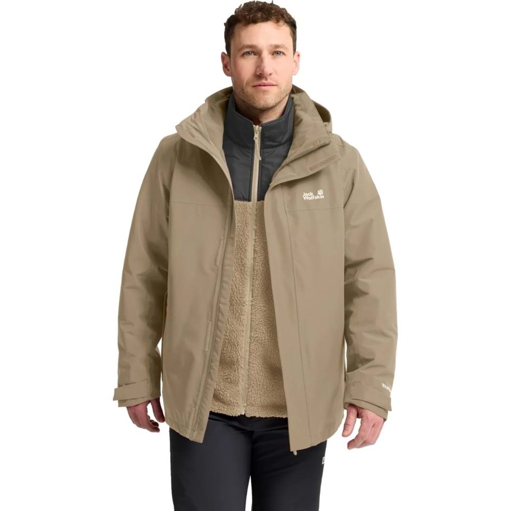 Jack Wolfskin Stonelite 3in1 2 Li Ceketli Mont Outdoor Erkek Mont