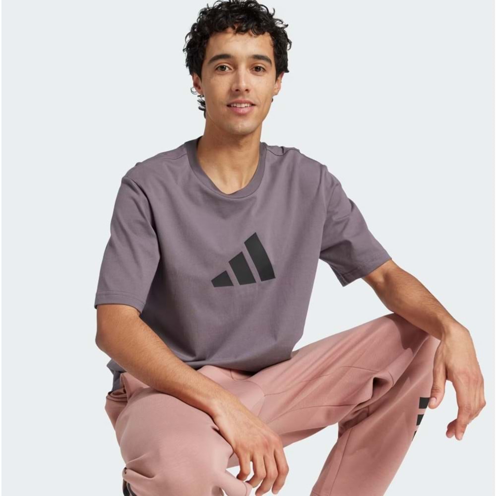 Adidas M FI 3Bar Tee 3 Çizgili Logo Tişört Erkek T-Shirt