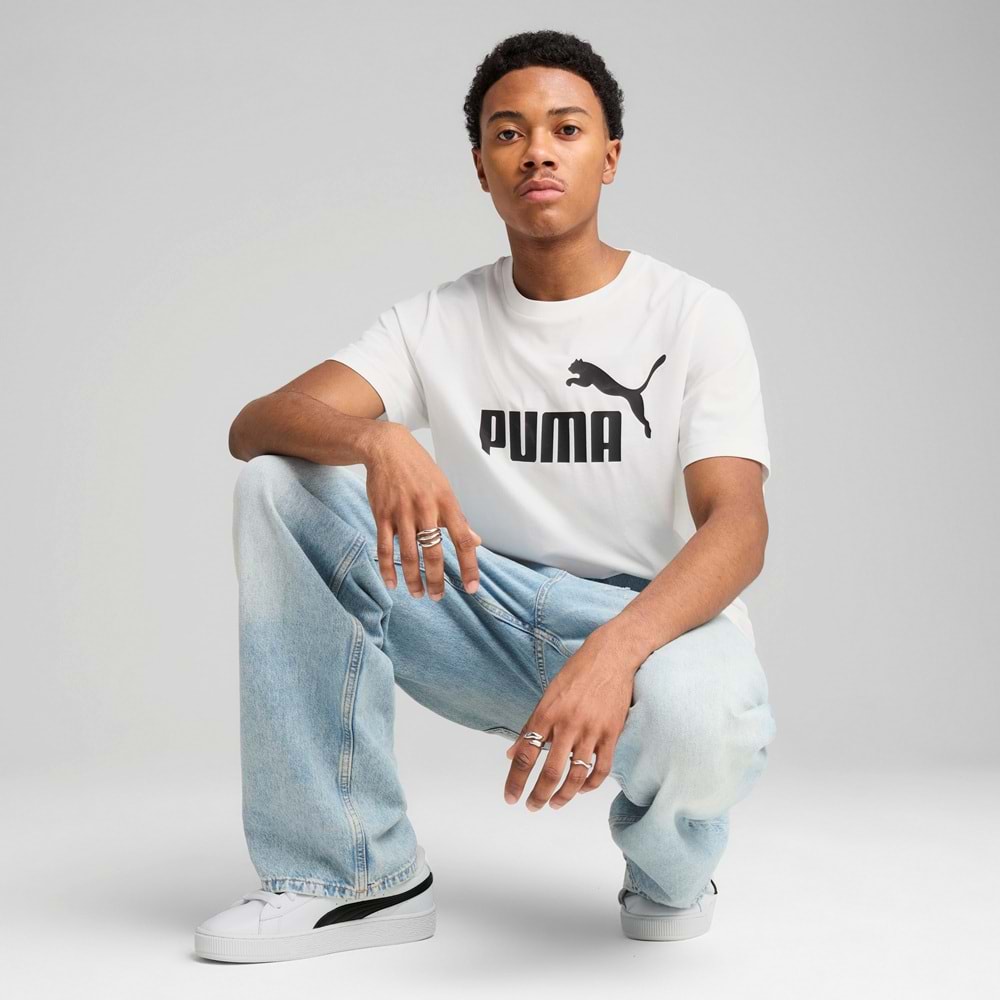 Puma ESS No.1 Logo Tee 682532-02 Tişört Erkek T-Shirt
