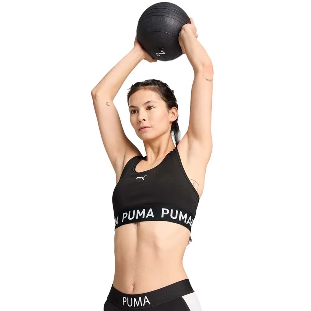Puma 526962-01 4 Keeps Strong Bra-Mid Spor Büstiyer Destekli Kadın Crop