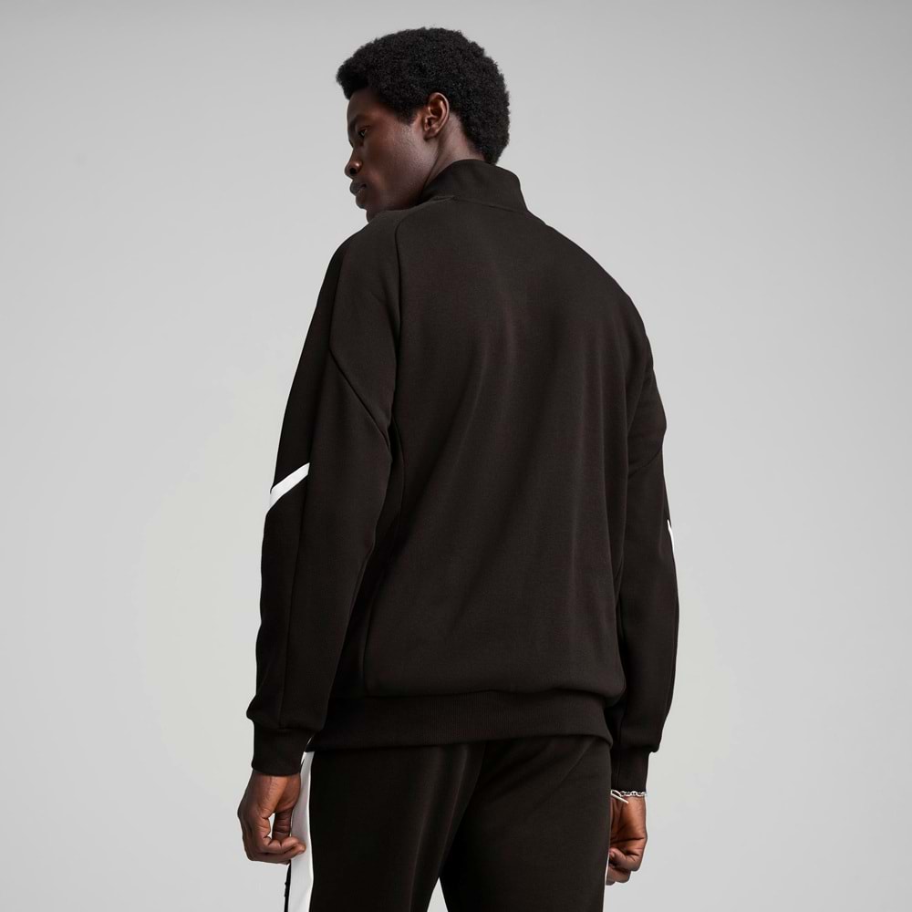 Puma Bmw MMS Hoodie Fermuarlı Jacket 630616-01 Erkek Eşofman Üstü