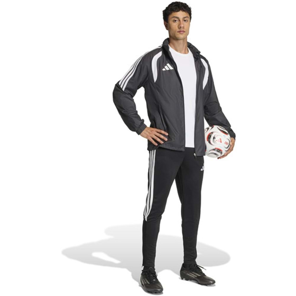 Adidas Tiro 26L Wb JY9733 Kapüşonlu Yağmurluk Eşofman Üstü Erkek Ceket