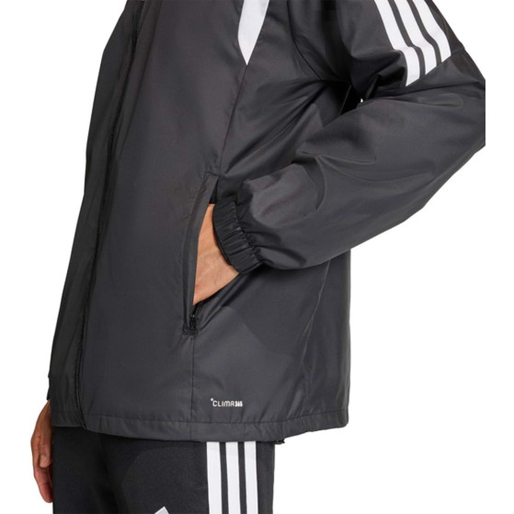 Adidas Tiro 26L Wb JY9733 Kapüşonlu Yağmurluk Eşofman Üstü Erkek Ceket