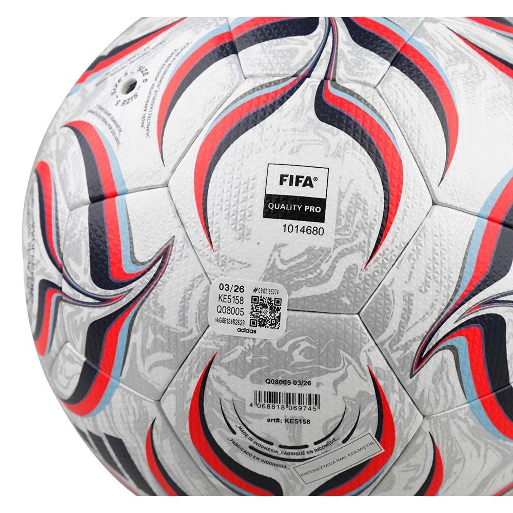 Adidas Tiro Pro Süper Lig 1 FIFA® Quality Pro TFF 26/27 Türkiye Resmi Topu 5 Numara Maç Topu Futbol Topu