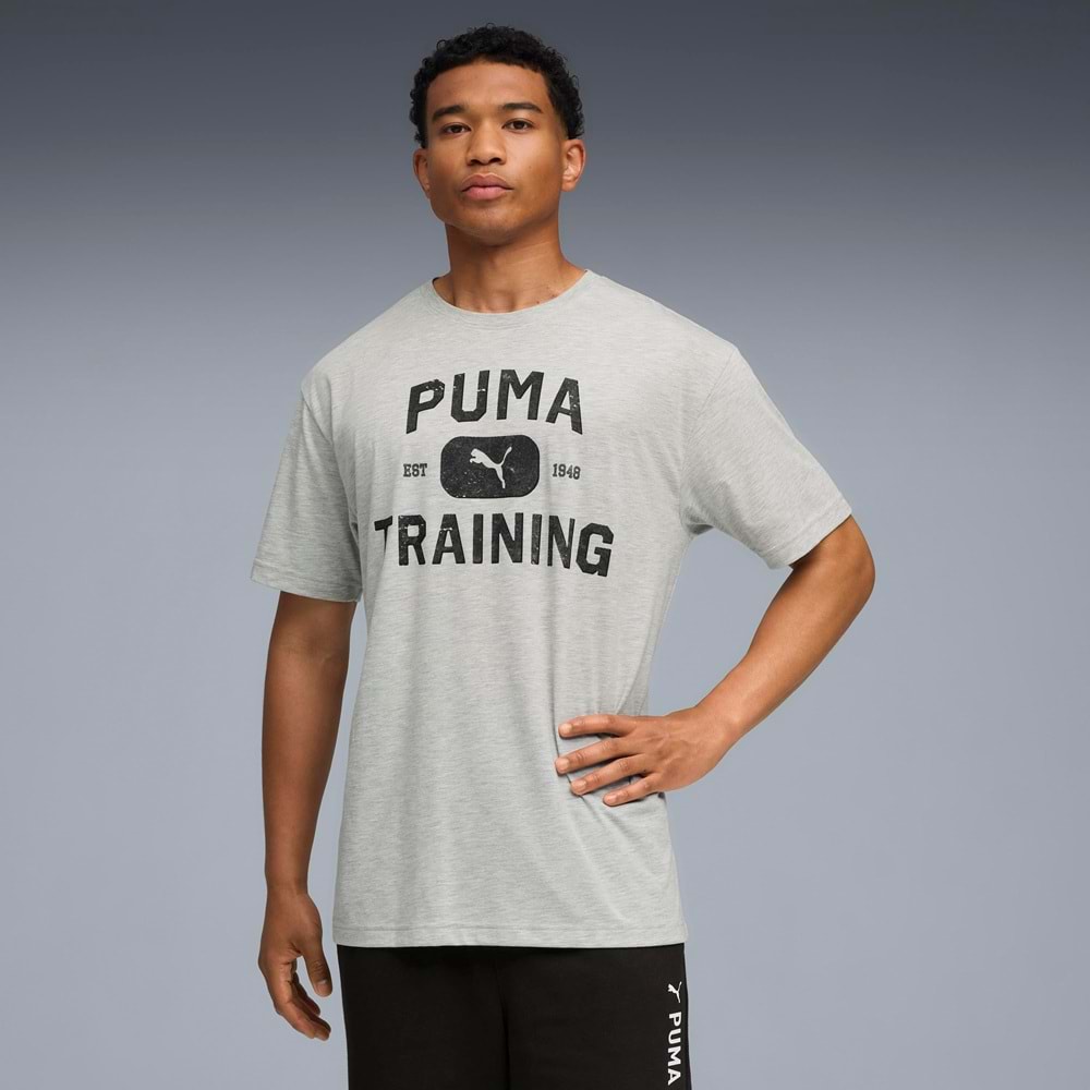 Puma 526568-04 M Graphics Traın Logo Rlxd Tee Tişört Erkek T-Shirt