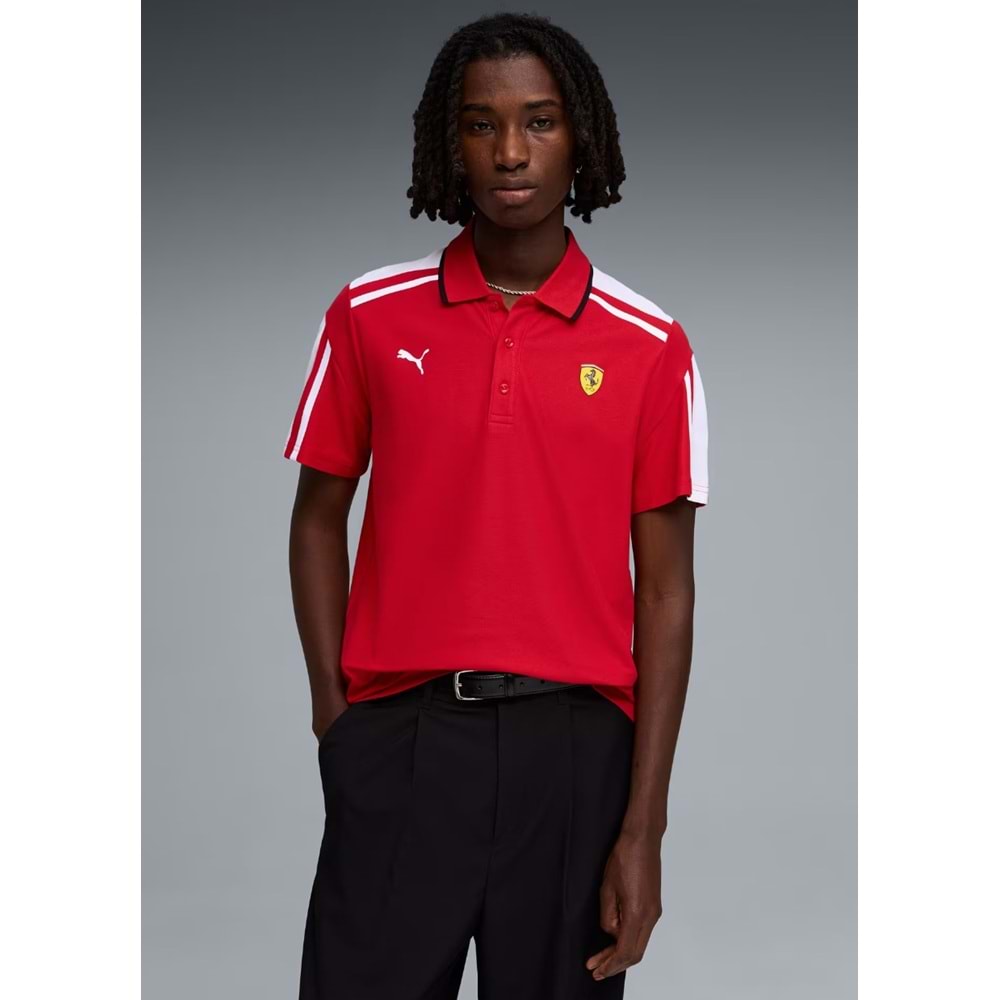 Puma Ferrari MT7 Polo 635831-02 Tişört Erkek T-Shirt