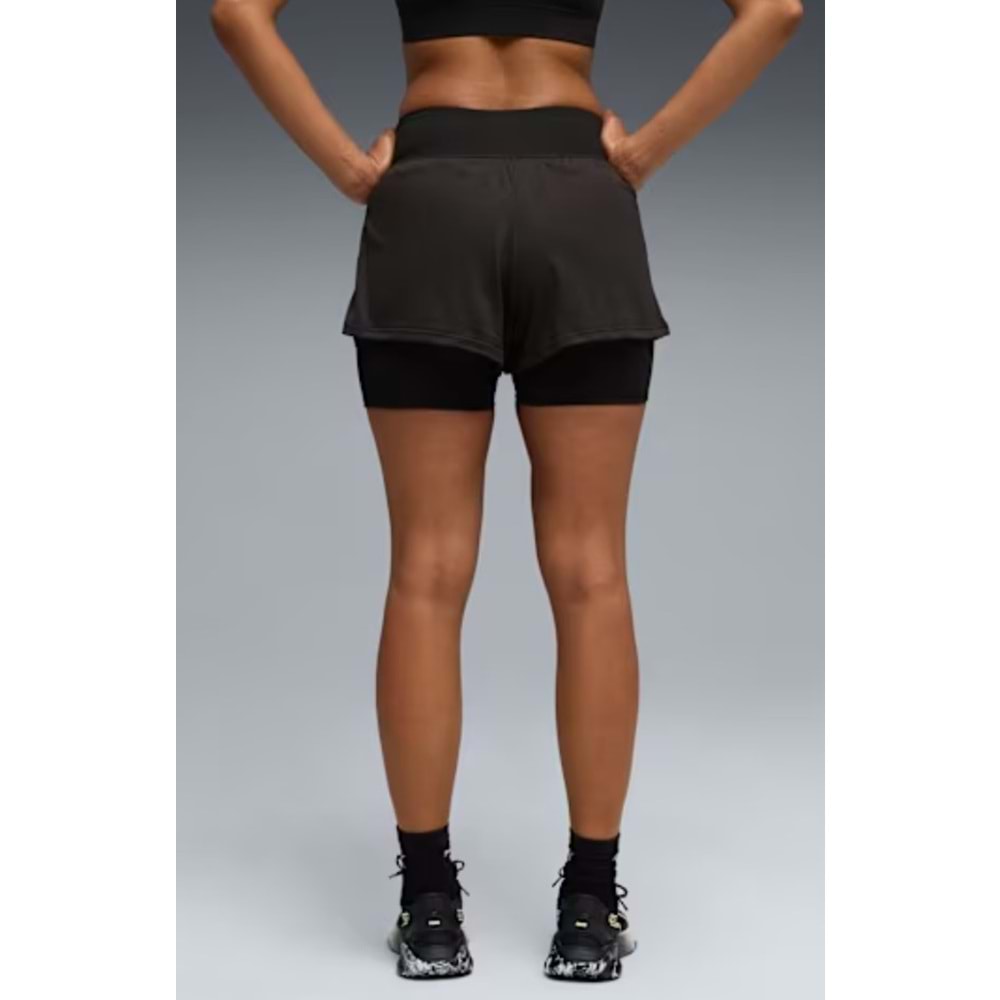 Puma 528475-01 W P Shape 2-1 Flowy Short 3 Tayt Şort Kadın Şort