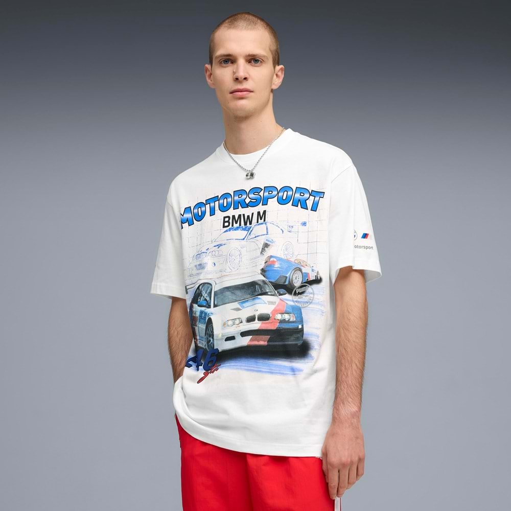 Puma 634888-02 BMW MMS Sportswear Grphc Tee Tişört Erkek T-Shirt